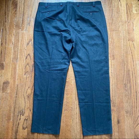Lauren Ralph Lauren Dress Pants Mens Size 44 Wool Charcoal Grey Trousers - Picture 4 of 14